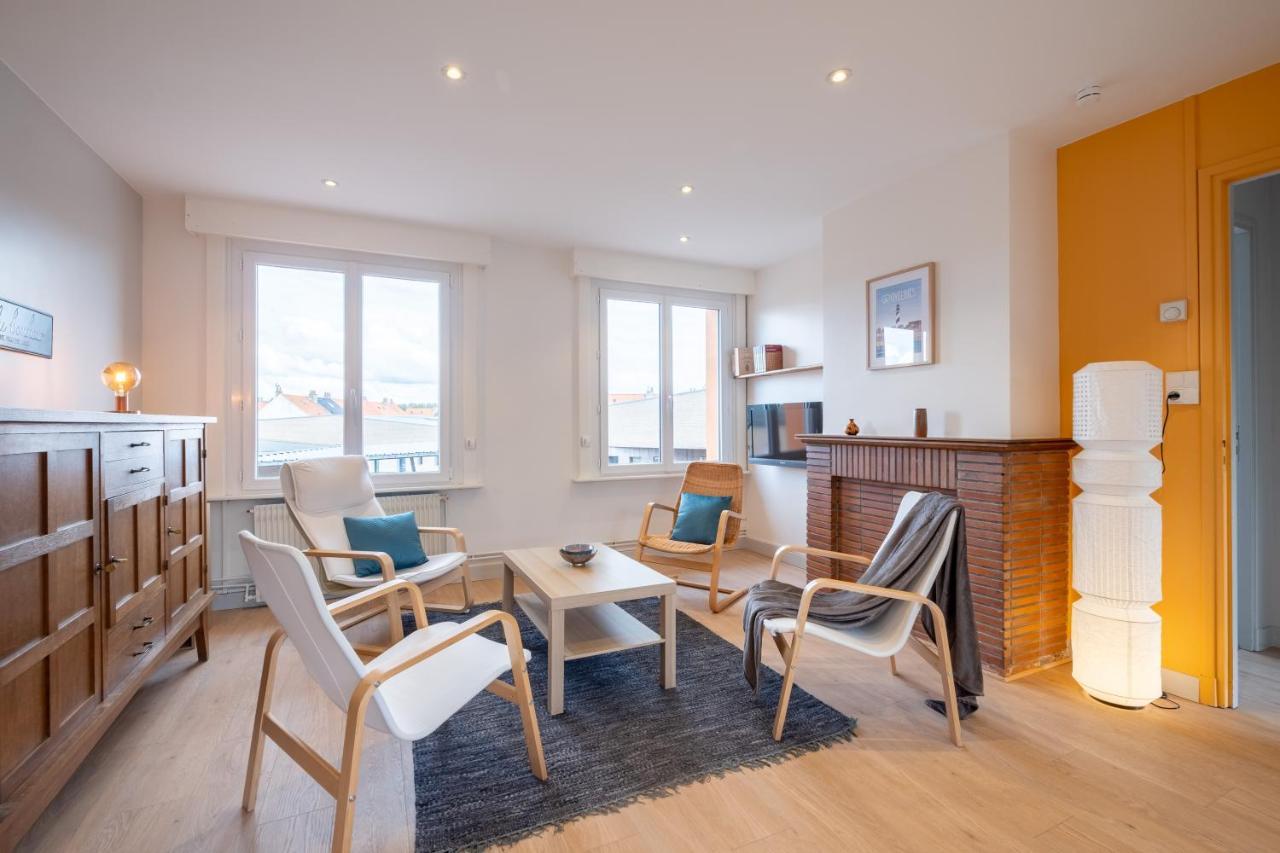 Appartement La Rafale - Acces Prive Plage - Jardin - Arrivee Autonome Gravelines Exteriör bild