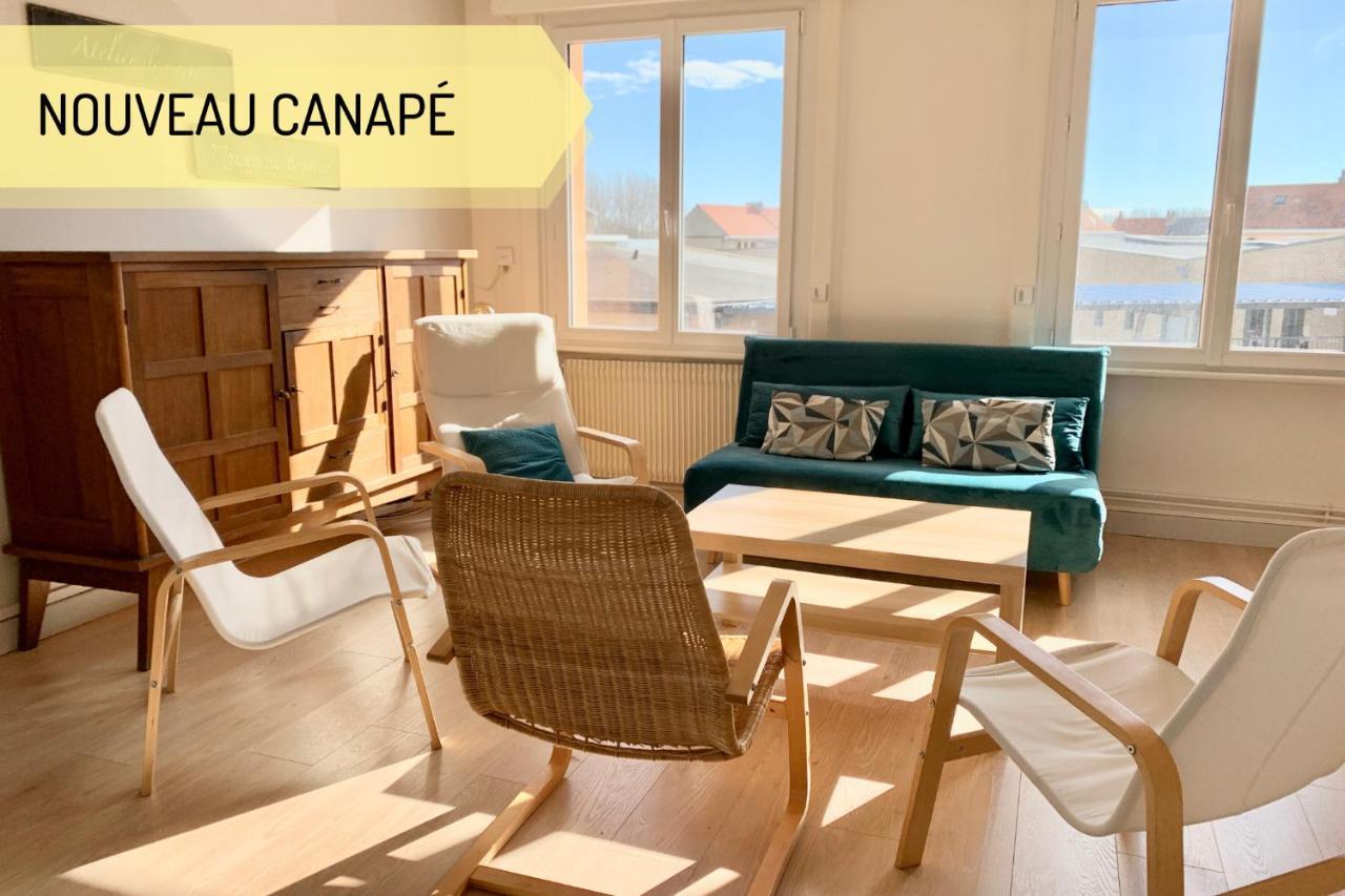 Appartement La Rafale - Acces Prive Plage - Jardin - Arrivee Autonome Gravelines Exteriör bild